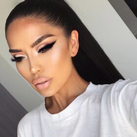 Coda sintetica su nastro - liscia, nero F1, 60 cm