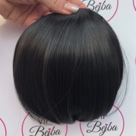 Impianto capelli frangia: nero (su forcina)