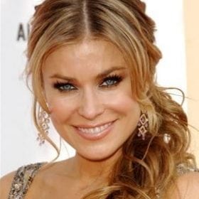 Lasni podaljšek - čop - temno blond skodran 45cm-0