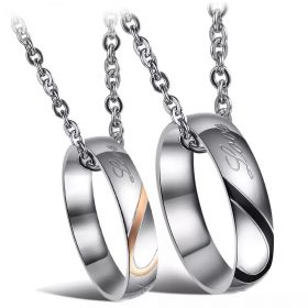 Set 2 anelli LOVE