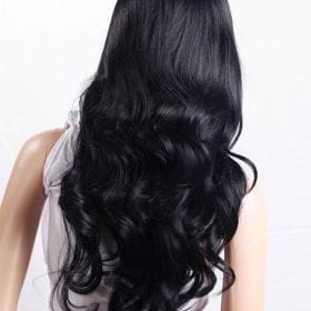 lasni podaljški izredno črni ravni 60 cm-6301