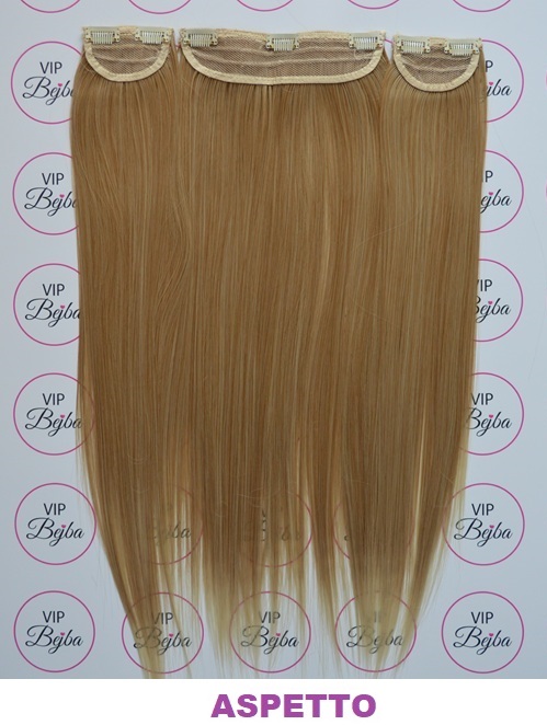 LaaVoo Extension Capelli Veri Clip 50 Cm 120g Marrone Cioccolato - Foto 2