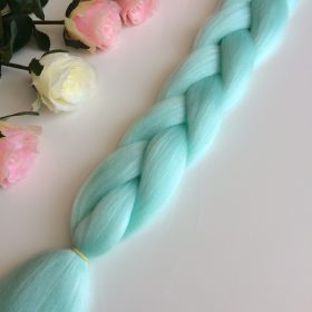 A25 pastel turquoise extension di capelli per treccine