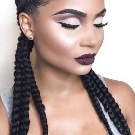 2# marrone scuro extension di capelli per treccine