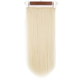 Invisibili sintetici extension di capelli - lisci, biondo chiaro F18, 60cm