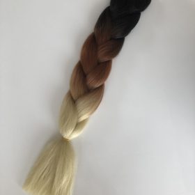 C15 ombre brown extension di capelli per treccine
