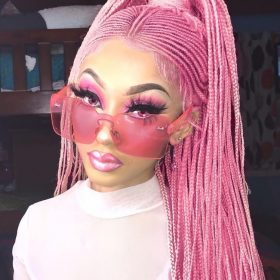 A15 pinky pink extension di capelli per treccine