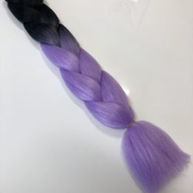 B27 black & purple extension di capelli per treccine