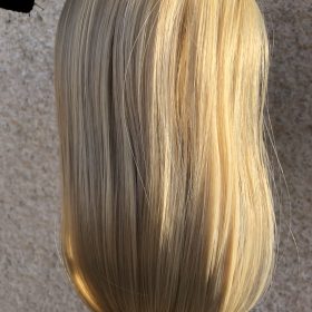 Coda sintetica su nastro - liscia, meches bionde #24/613, 50cm/90g