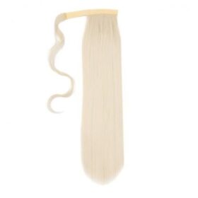 Coda sintetica BelleExtension - liscia, biondo platino F19, 65 cm