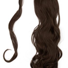 Coda sintetica BelleExtension - riccia, marrone cioccolato F3, 50 cm