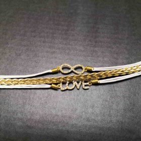 Braccialetto oro Love