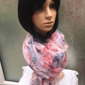 Foulard con motivo a farfalle