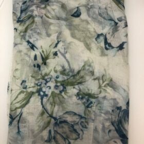 Foulard con motivo a fiori