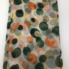 Foulard con motivo a pois