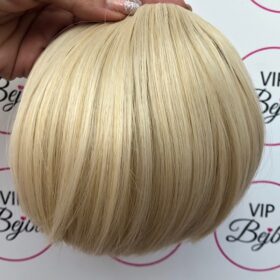 Impianto capelli frangia: biondo chiaro-corto (su forcina)