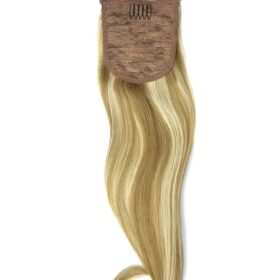 Coda naturale su nastro – liscia, marrone più chiaro-biondo chiaro soleggiato #18/613 mix