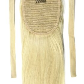 Coda naturale su nastro - liscia, biondo chiaro soleggiato #613