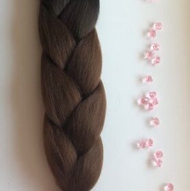 B29 black & choco extension di capelli per treccine