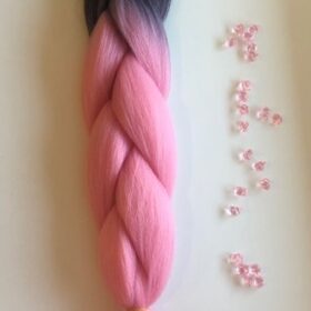 B4 black & pink extension di capelli per treccine