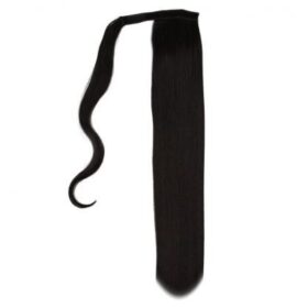 Coda sintetica BelleExtension - liscia, nero F1, 65 cm